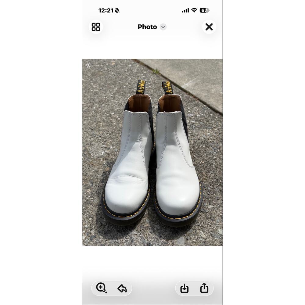 Dr Martins 2976 Chelsea Boot White